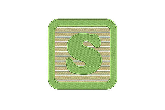 Alphabet S Letter: A Clean Embroidery Design for Seasonal Creations