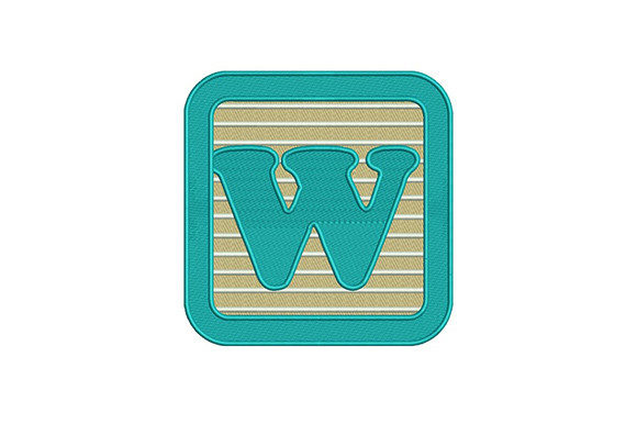 Alphabet W Letter Embroidery Design Review