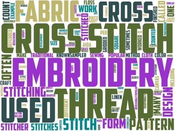 Cross Stitch Wordart Background Review for Handmade Gifts