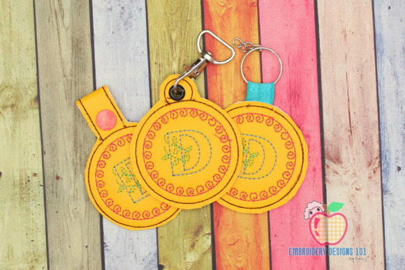 D Name Key Fob Review: A Charming Embroidery Design for Personalized Gifts