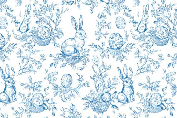 Easter. Cute Bunny Embroidery Pattern Review for Business Use