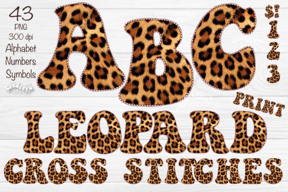 Leopard Alphabet PNG Cross Stitches: A Bold Embroidery Design Review