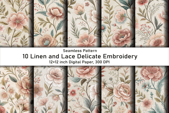 Linen and Lace Delicate Embroidery Review for Apparel Projects