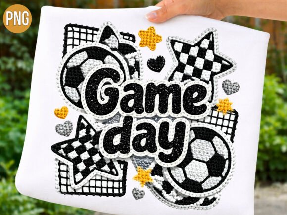 Soccer Game Day Embroidery Patch PNG Review for Seasonal Projects
