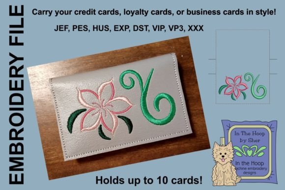 Swirly Flower Credit Card Wallet Review