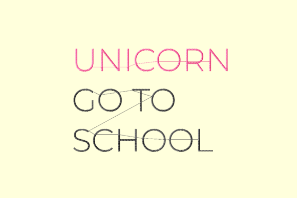 Unicorn Go to School: A Magical Embroidery Addition for Seasonal Creations
