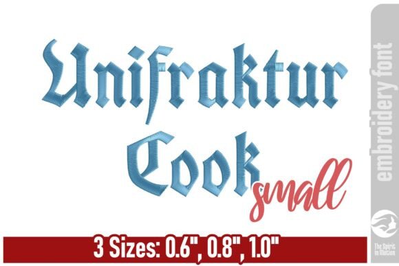 Unifraktur Blackletter Embroidry Font Review